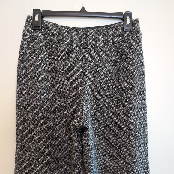 Talbots Vintage Black White Tweed Wool Pants Size 4 Petite - Picture 2 of 10
